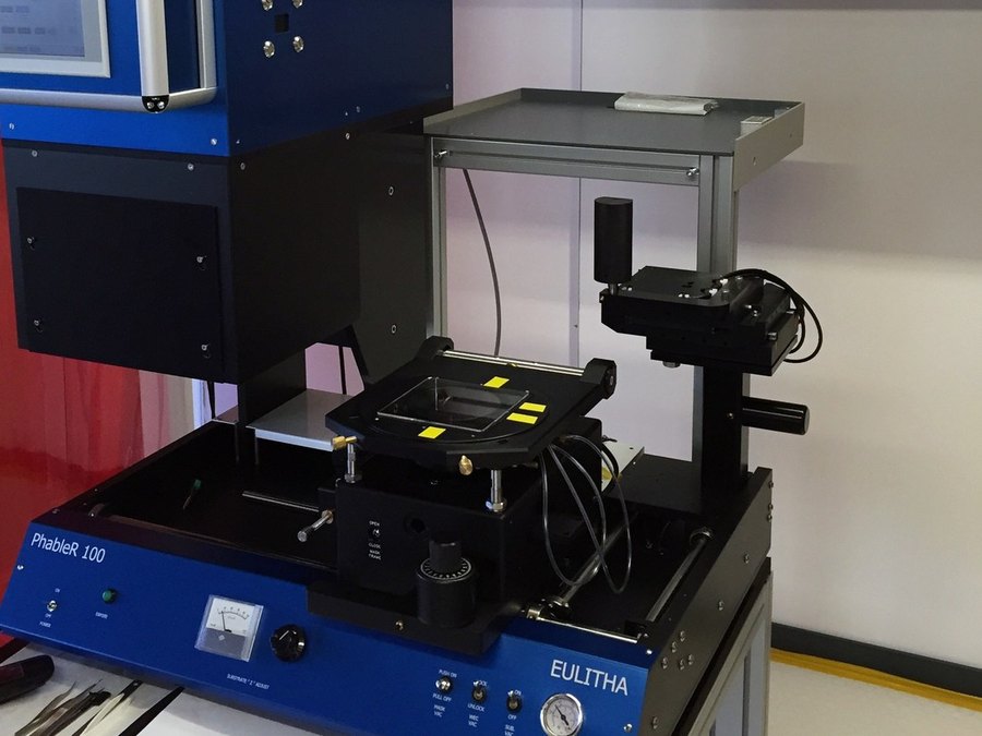 Eulitha PhableR 100 lithography system installed and operating in DBC International's Class 6 cleanroom